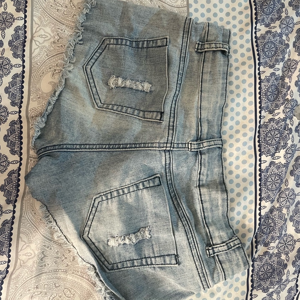 Girls Jean shorts size large